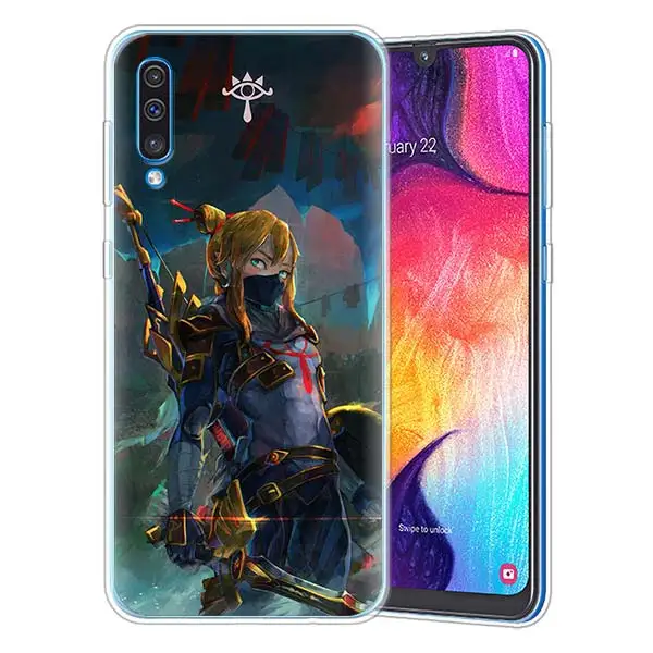 15 Из игры «Легенда о Зельде силиконовые чехлы для samsung Galaxy A10 A30 A40 A50 A70 A6 A7 A8+ A9 M30 M50 мягкий термополиуретановый чехол для мобильного телефона чехлы - Цвет: 15