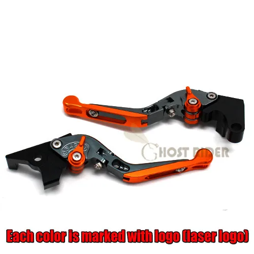 orange Titanium Логотип(ZR-7) зеленый+ Титан для Kawasaki ZR-7/S ZR7 ZR7S 1999-2003 2000 2001 2002 ЧПУ мотоцикл Рычаги Тормозная система сцепления - Цвет: orange Titanium