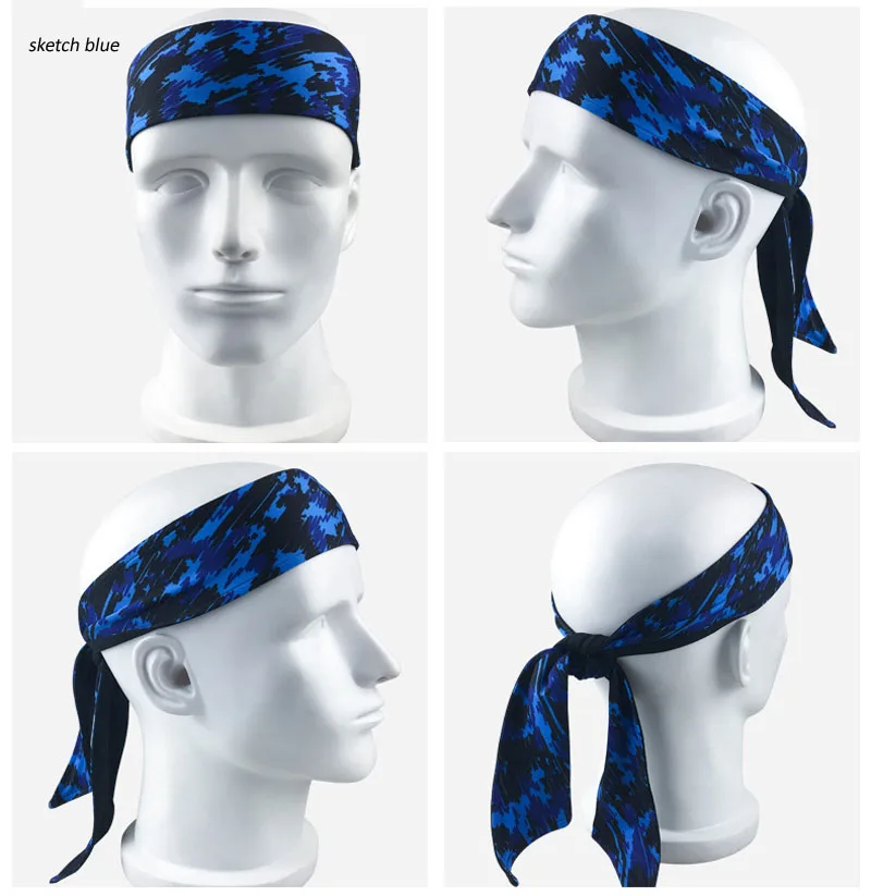 Повязка на голову Спорт повязка обувь для мужчин и женщин ленты волос пот полосы