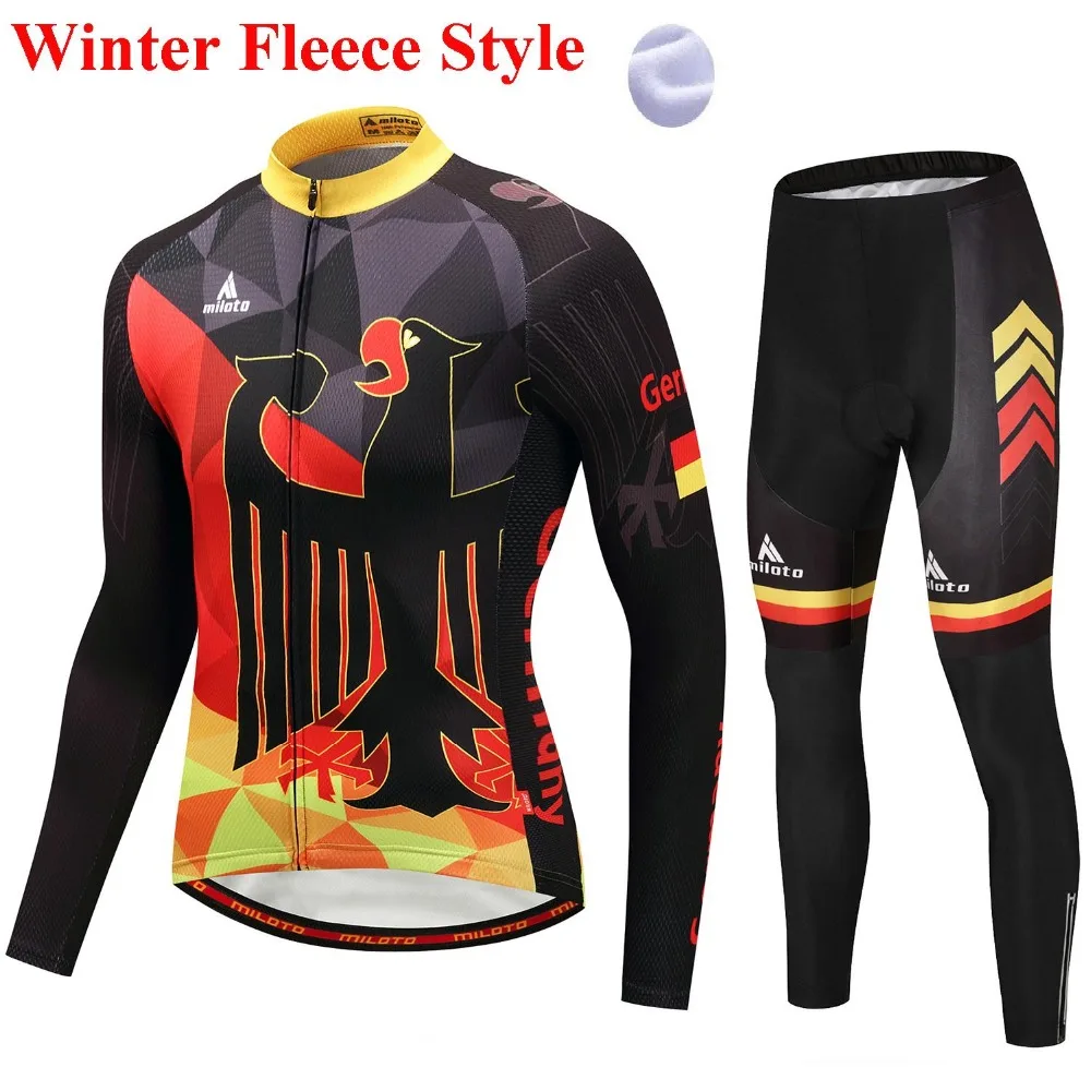 Arty Inverno maillot ciclismo hombre синий зимний термальный флисовый Велоспорт Джерси с длинным