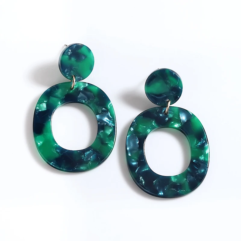 Trendy Brincos green Earrings For Female Drop Elegant Eardrop Jewelry Accessories oorbellen pendientes d'oreille | Украшения и