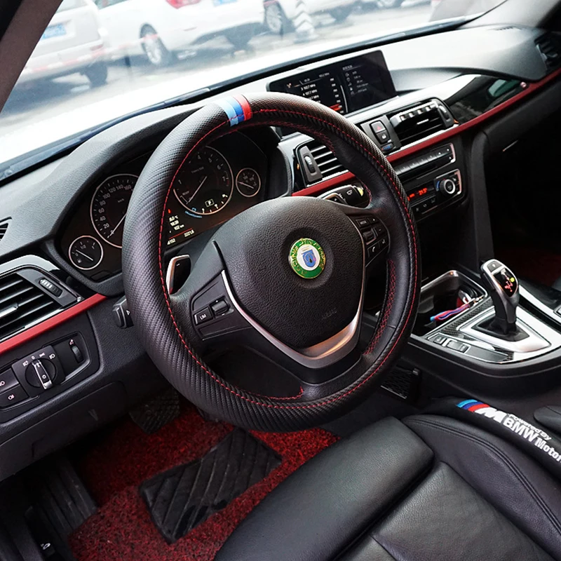 SRXTZM чехол на руль автомобиля чехлы из мягкой искусственной кожи для BMW X1 X3 X5 X6 E36 E39
