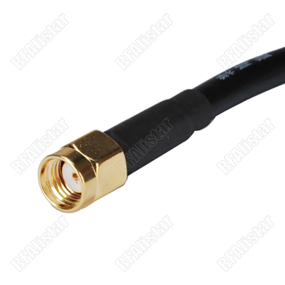 RP-SMA Male to TNC Plug RG58 Low Loss RF Extension Adapter Antenna Coaxial Cable Audio WIFI Wlan 30cm/50cm/80cm/1M/2M/3M | Обустройство