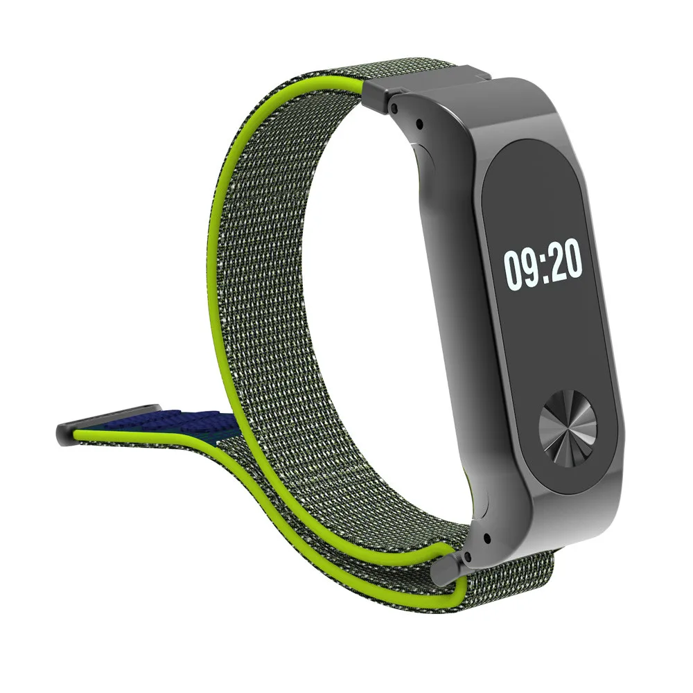 Ремешок для Xio mi Band 2, аксессуары для смарт-спорта, регулируемый нейлоновый Сменный ремень для Xio mi Band, Легкий ремень MA23f