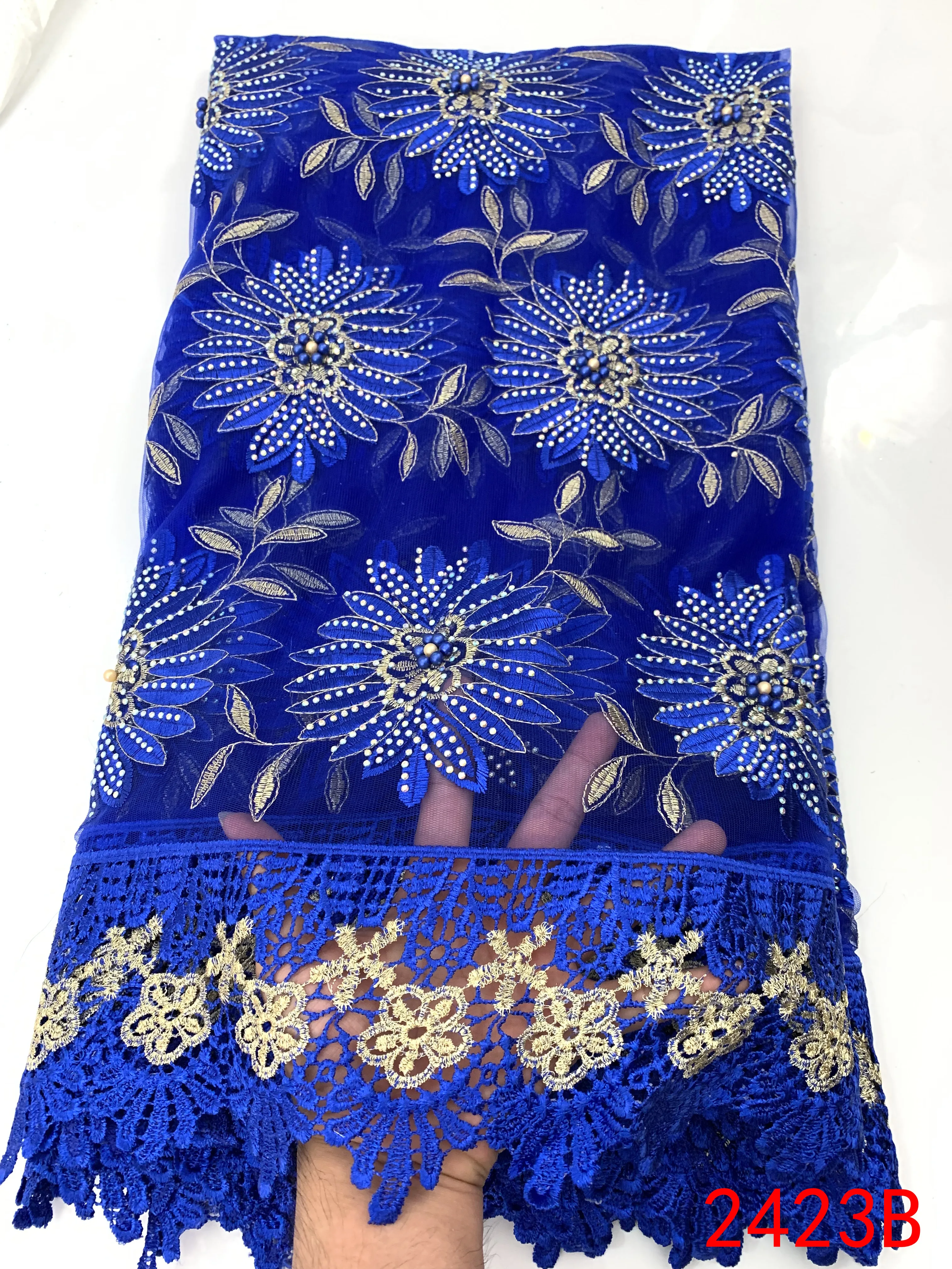 Нигерийские кружевные ткани высокого качества 2019 африканская вышитая кружевная