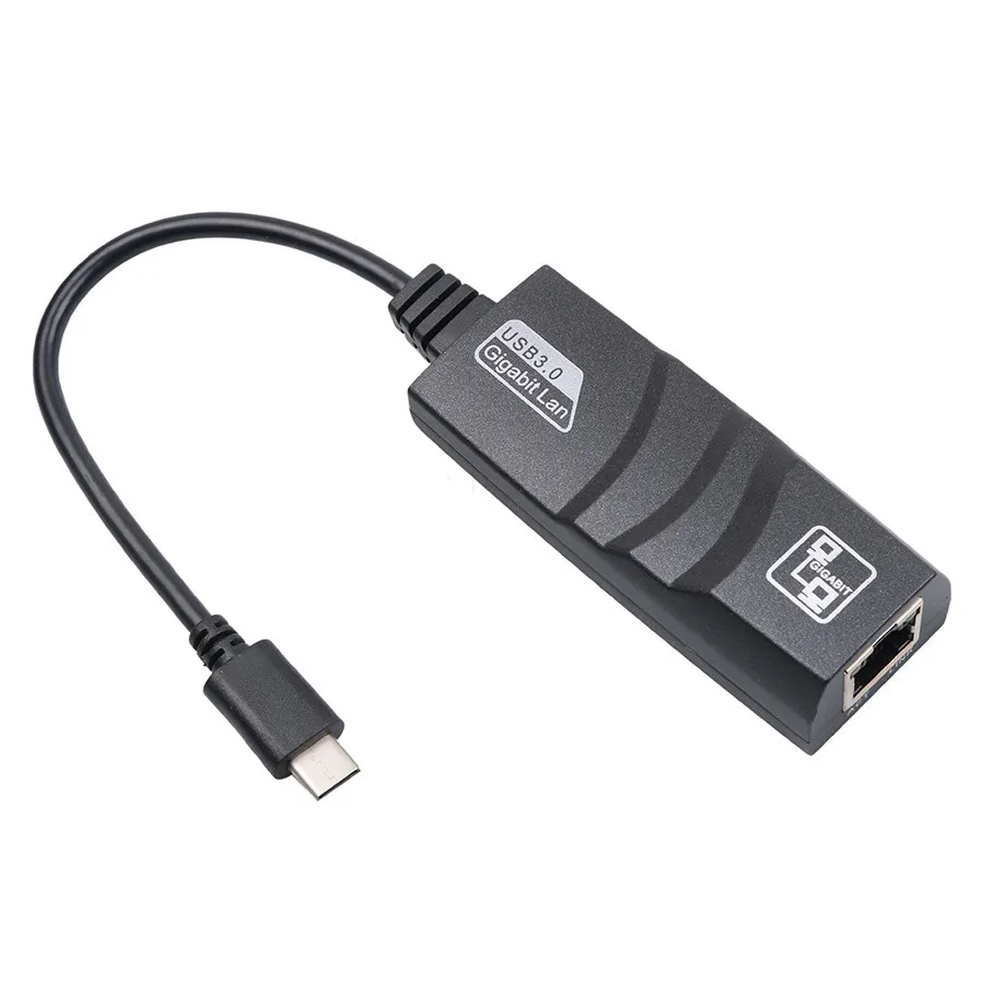 Сетевая карта KuWfi Тип C к RJ45 LAN двусторонний интерфейс USB 3 1 (USB C) 100/1000 Мбит/с сетевой