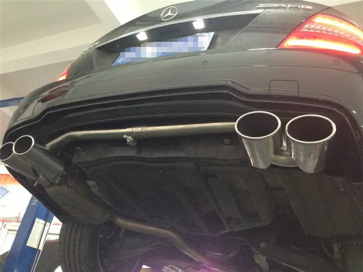 C Класс w204 C63 exhuast трубы с высококачественной нержавеющей стали материал подходит для C180 C200 C260 до C63 глушитель советы