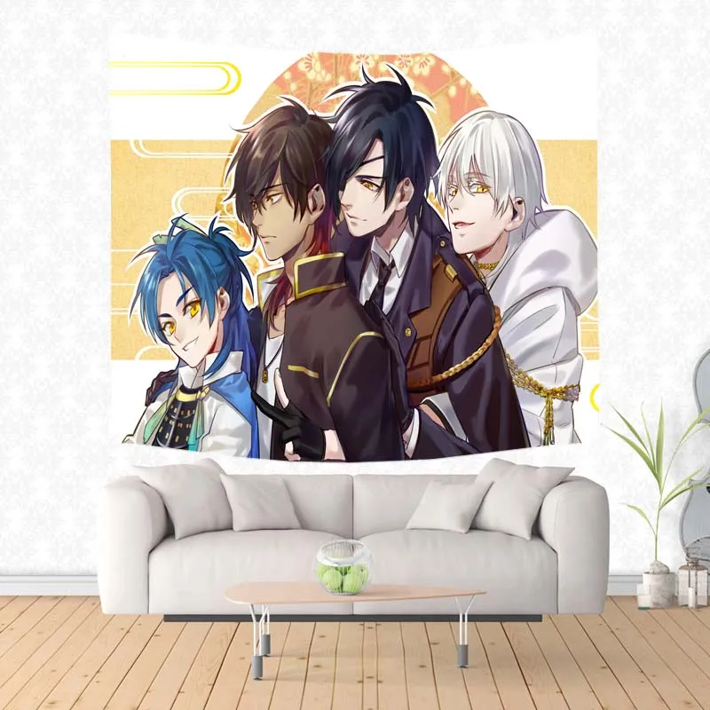 Домашний декоративный гобелен Touken Ranbu Настенный Ковер полиэстерное покрытие для