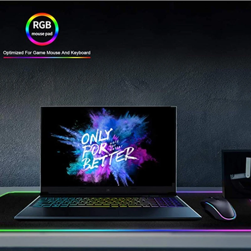 Большой светодиодный коврик для мыши RGB светящийся игровой цветная большая