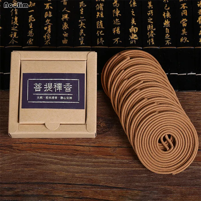 Bodhi sandalwood 20 шт./кор. ручной работы со спиральными катушками Ладан ванной туалета дома Буддизм расслабляющий Йога тишина медитации свежий воздух Применение в teaho Применение - Цвет: Bodhi sandalwood