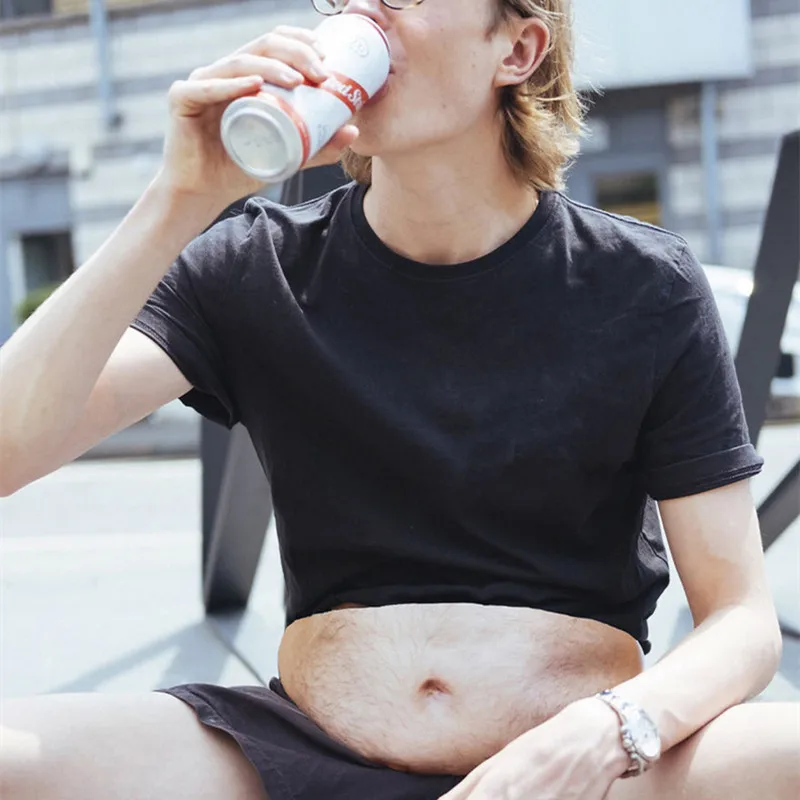Men Women Fashion Dad Bod Bag Funny Flesh Color Fat Beer Belly Pocket Waist Bags Case For iPhone X 8 7 Sport Dadbag Purse|case bag for phone|case