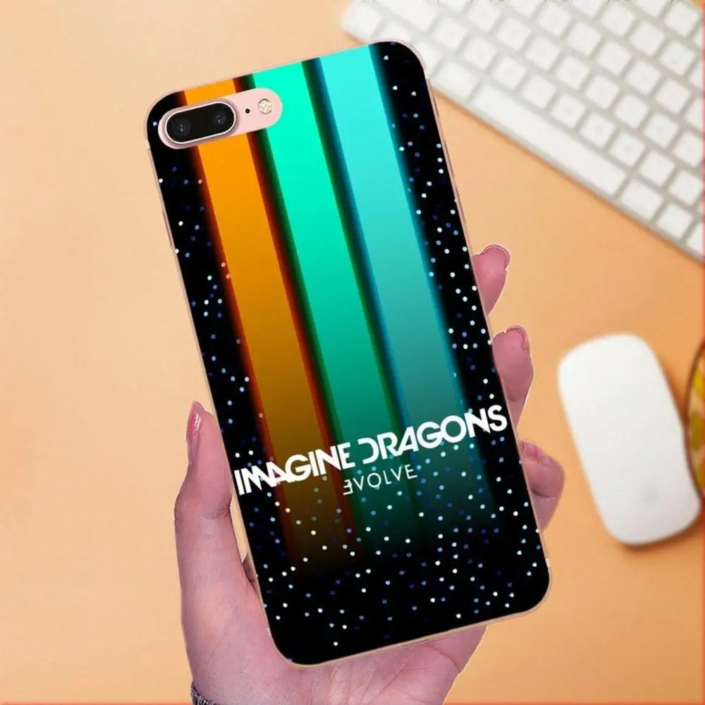 Мягкий с рисунком из ТПУ Imagine Dragons Night Music для Apple iPhone 4 4S 5 5C 5S SE 6 6S 7 8 Plus X XS Max XR |
