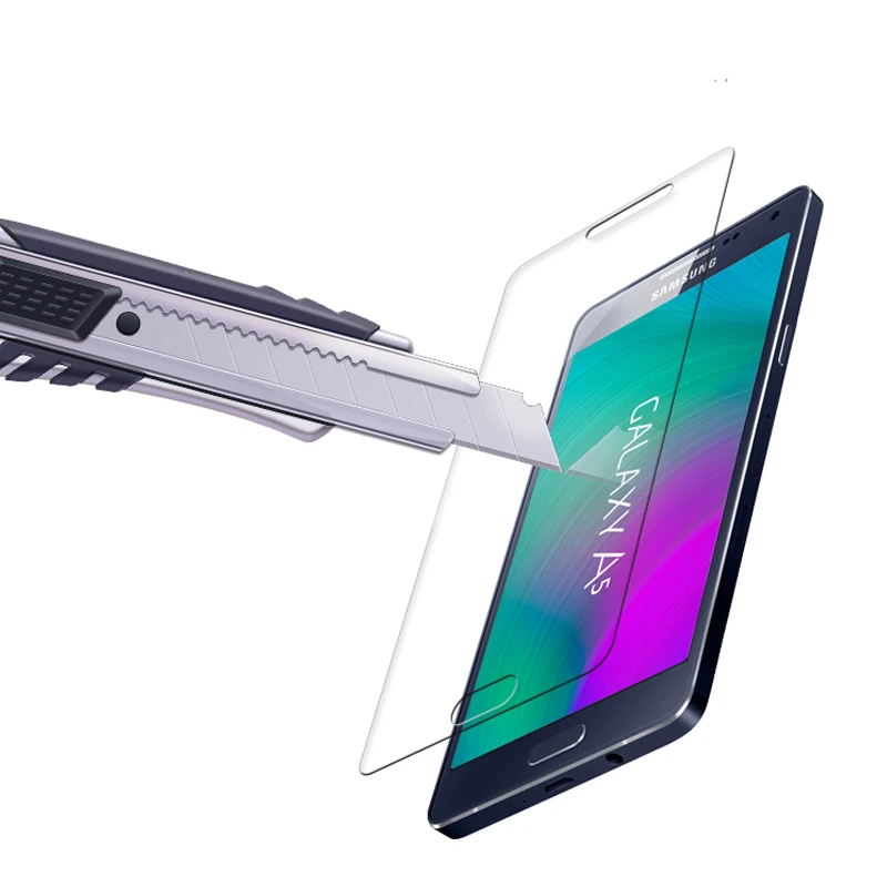 HD закаленное стекло для samsung Galaxy A5 2015 A 5 A500 A500f A500h A500fu SM Защитная передняя ЖК пленка