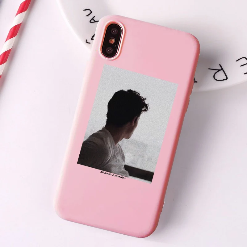 1998 Shawn Mendes розовый матовый чехол для телефона с рисунком для iPhone 6 6S 7 7Plus 8 8Plus X XS 11 ProMax пластиковый чехол для iPhone 7 Чехол