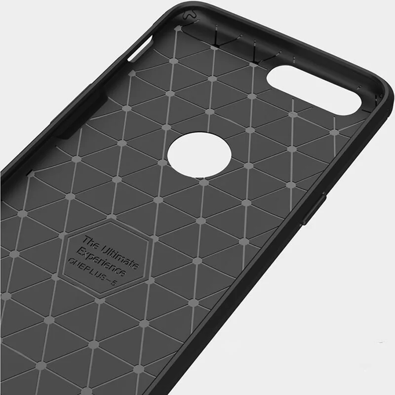 3D чехол из углеродного волокна для Oneplus 7, 7, 5, 6, 5, 5, ударопрочный чехол для телефона, ультра тонкая задняя крышка для 1+ 7T Pro, Мягкий ТПУ силиконовый чехол