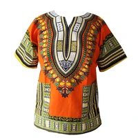 2022 xxxl african fashion dashiki design floral dress african traditional print dashiki dress for men and women