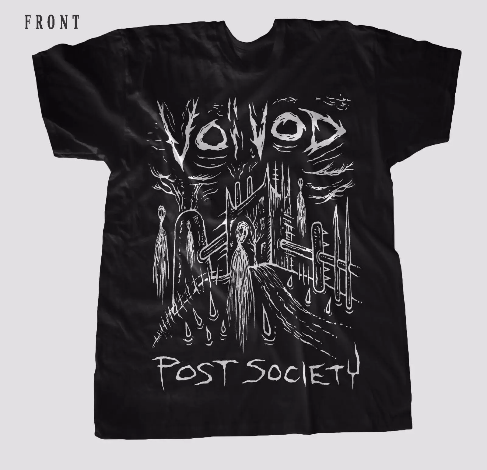 VOIVOD Post society канадская тяжелая металлическая лента футболка Размеры: S до 3XL хип хоп