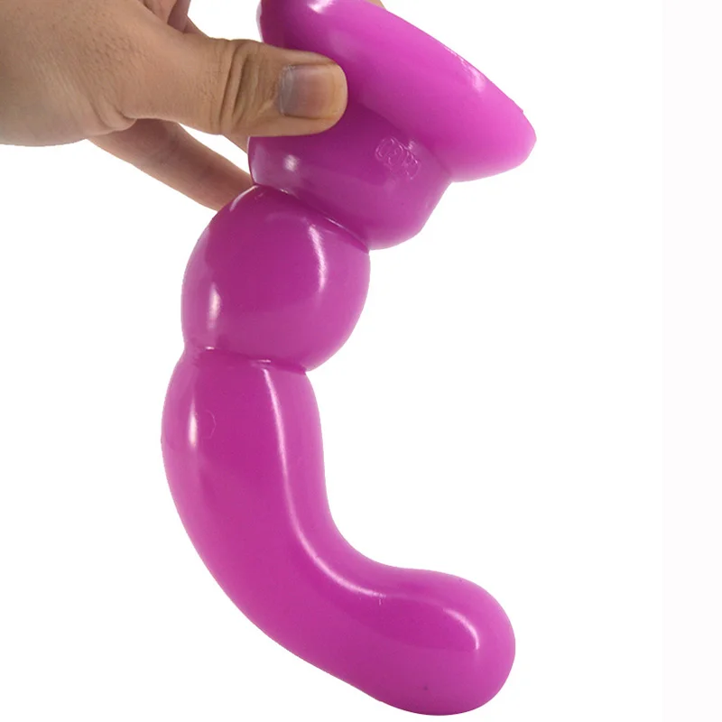 Романтический фиолетовый анальный Dildo7.87 дюймов длинная свеча Анальная пробка