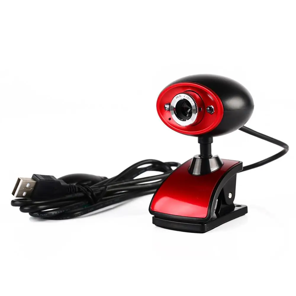 Красный Горячая Черный/Красный Высокое разрешение HD USB 16MP цифровая веб-камера Веб-камера с микрофоном Встроенный микрофон для ПК компьютер ноутбук планшет - Цвет: Красный