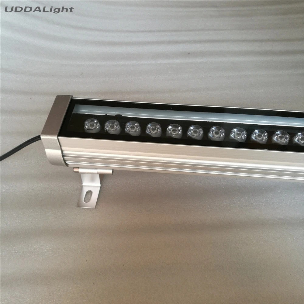 10 шт./лот rgb светильник прожектора стены ip65 24 Вт rgb dmx512 Тайвань Epistar 120lm/w L1000mm* W46mm* H46mm