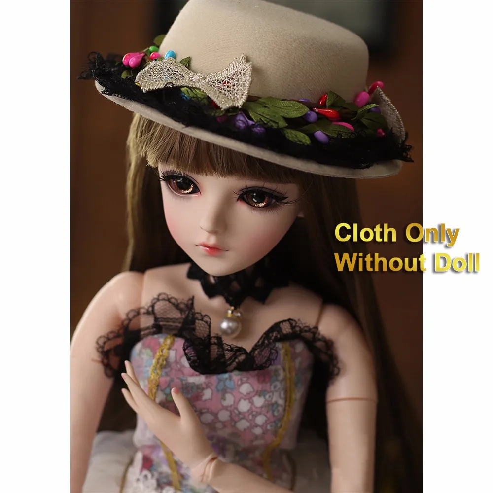 Viciviya 1/3 BJD SD одежда длинное платье принцессы с высоким низом для 60 см куклы высокого класса на заказ платья куклы аксессуары