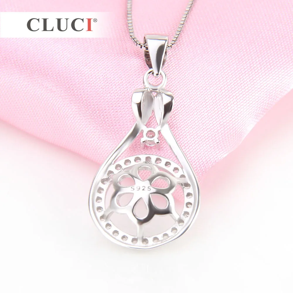 Подвеска женская из серебра 925 пробы в виде капли|Подвески| |