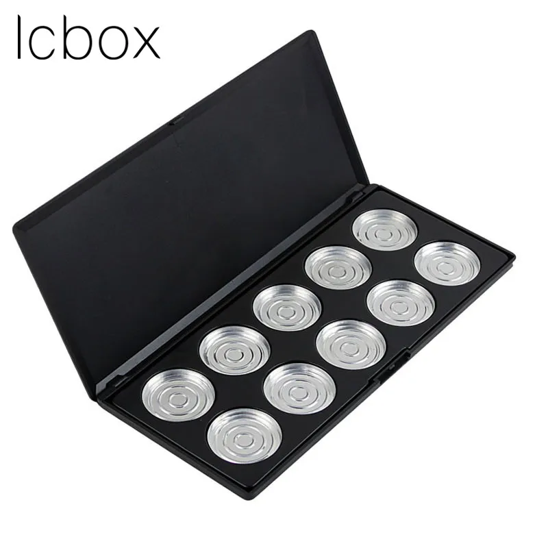 Lcbox 10 шт. Пустые Тени для век Корректоры лица Алюминий Кастрюли с Палитры Макияж