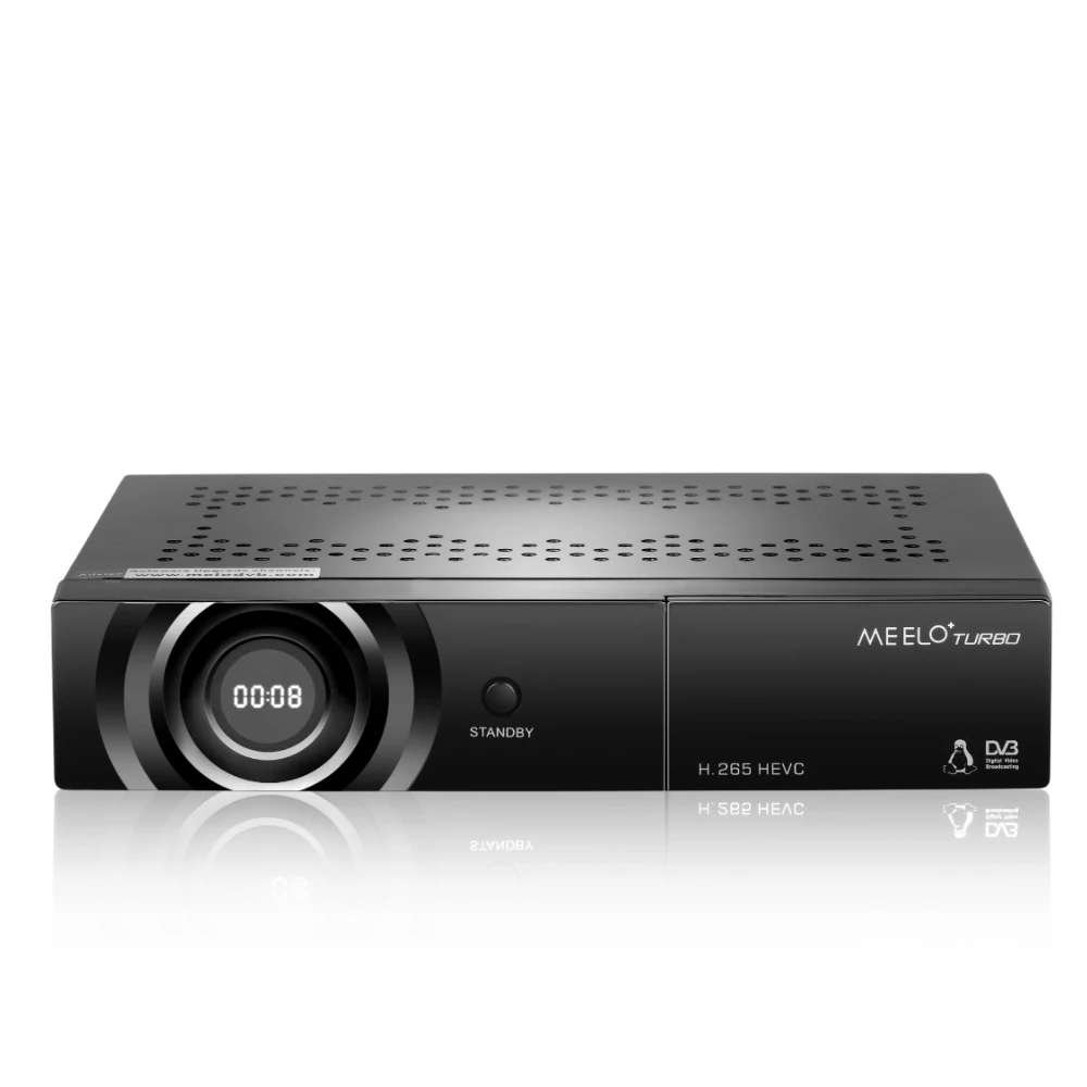 Meelo turbo 1080P Full HD DVB-S2 C/T спутниковый ресивер H.265/HEVC/AVC Linux Sat Receptor поддержка YouTube Cccam PK one