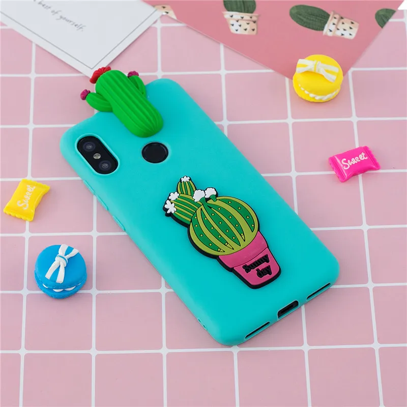 Для xiaomi mi a2 lite чехол для Coque xiaomi mi A2 Lite Xio mi A1 A2 A 2 lite чехол 3D единорог панда кукла мягкий чехол для телефона s