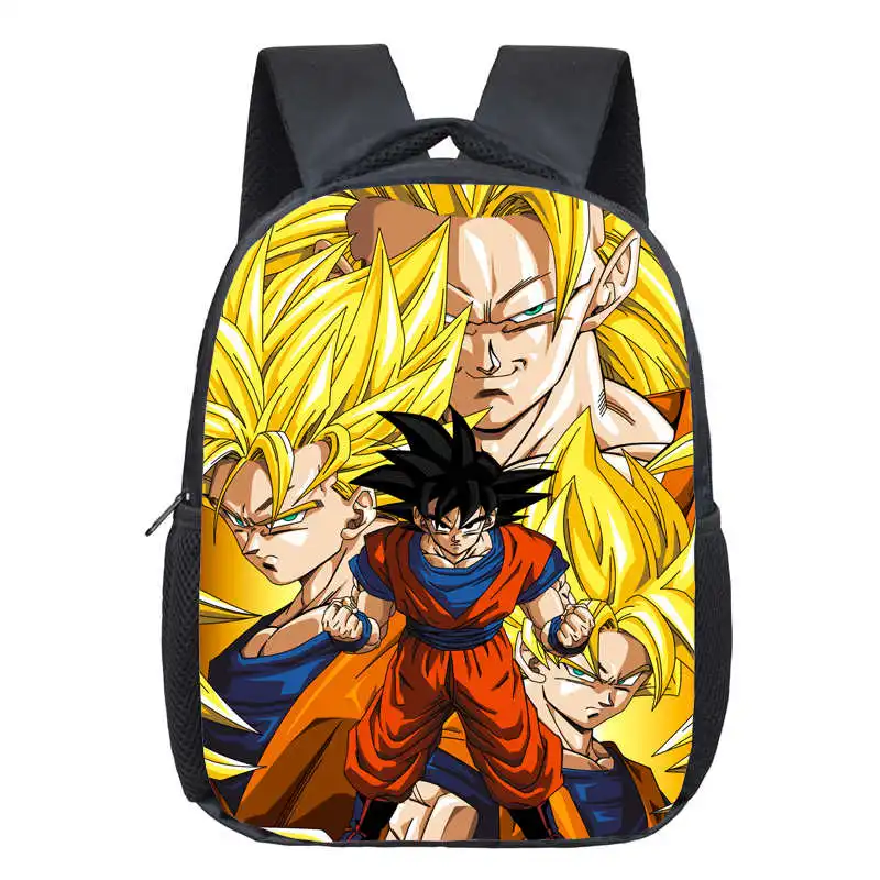 Аниме Dragon Ball рюкзак детские школьные сумки мальчики мультфильм Dragon Ball детский сад рюкзак Супер Saiyan сын Гоку Гохан сумки - Цвет: 12QLZ7