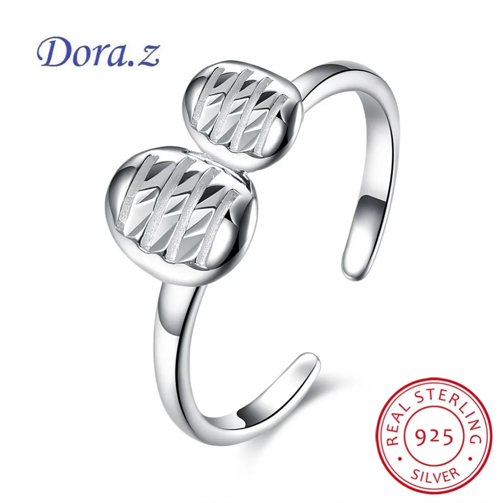 2016 Новый Настоящее Стерлингового Серебра 925 С Открытым Концом Кольцо