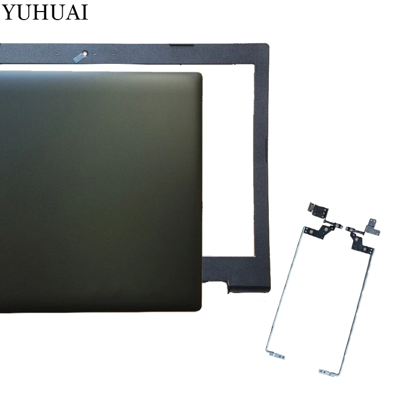 balck A B and hinges Для LENOVO IdeaPad 320-15 320-15ISK 320-15IKB 320-15ABR задняя крышка Топ чехол для ноутбука lcd задняя крышка/рамка крышка/петли/петля крышка - Цвет: balck A B and hinges