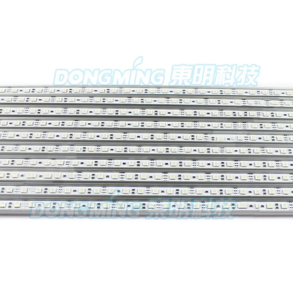 10 шт. SMD 5050 0 5 М RGB Светодиодная панель без водонепроницаемого U алюминиевого