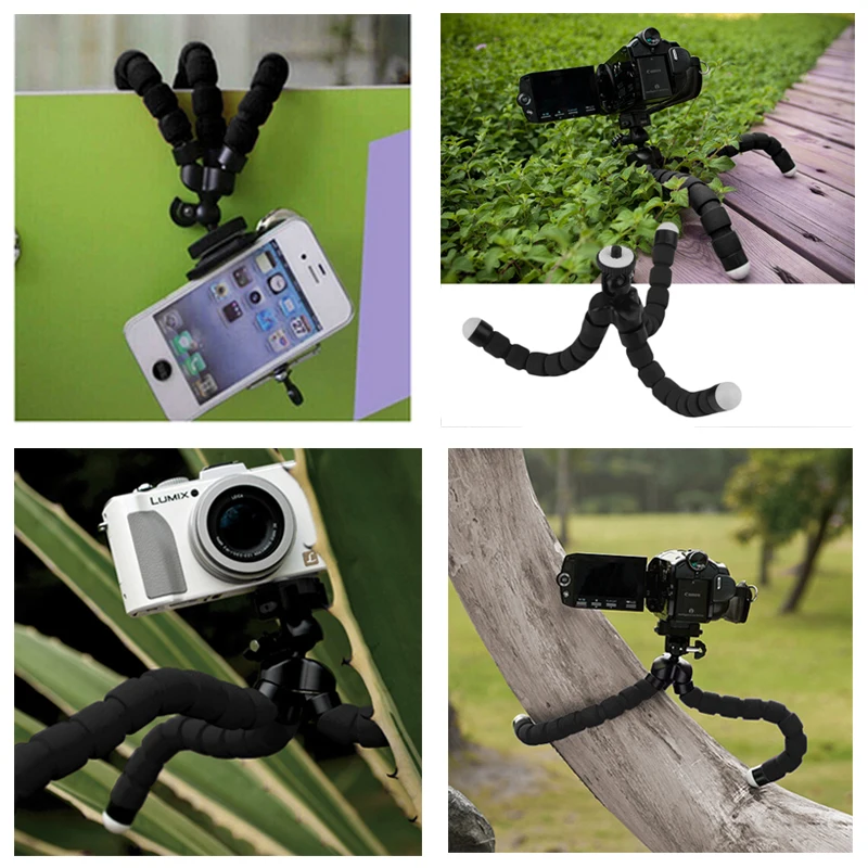 Гибкий штатив Осьминог ANJIRUI для цифровой камеры держатель Go pro подставка