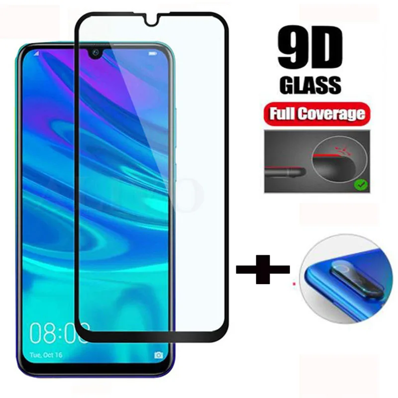 Закаленное стекло 9D для Huawei P Smart Plus 2018 2 шт. Защита экрана 2019 защитная крышка