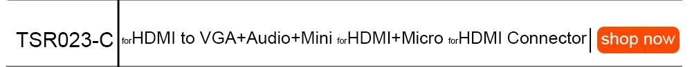 TISHRIC мини палка для селфи+ микро-разъемом HDMI в VGA кабели с аудио Мощность конвертер «Папа-мама» адаптер 1080P для HDMI2VGA адаптера переменного тока