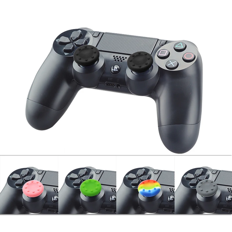 10 шт. силиконовые колпачки для аналоговых стиков Dualshock 4 PS4 PS3 контроллеров Xbox One 360 под большие пальцы Pro