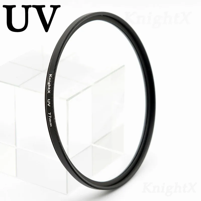 UV KnightX UV STAR 8 фильтр объектива камеры для sony Canon nikon obiektyw do nikon a d5200 чехол D800 80D 5300 D5500 49 52 55 58 67 - Цвет: UV