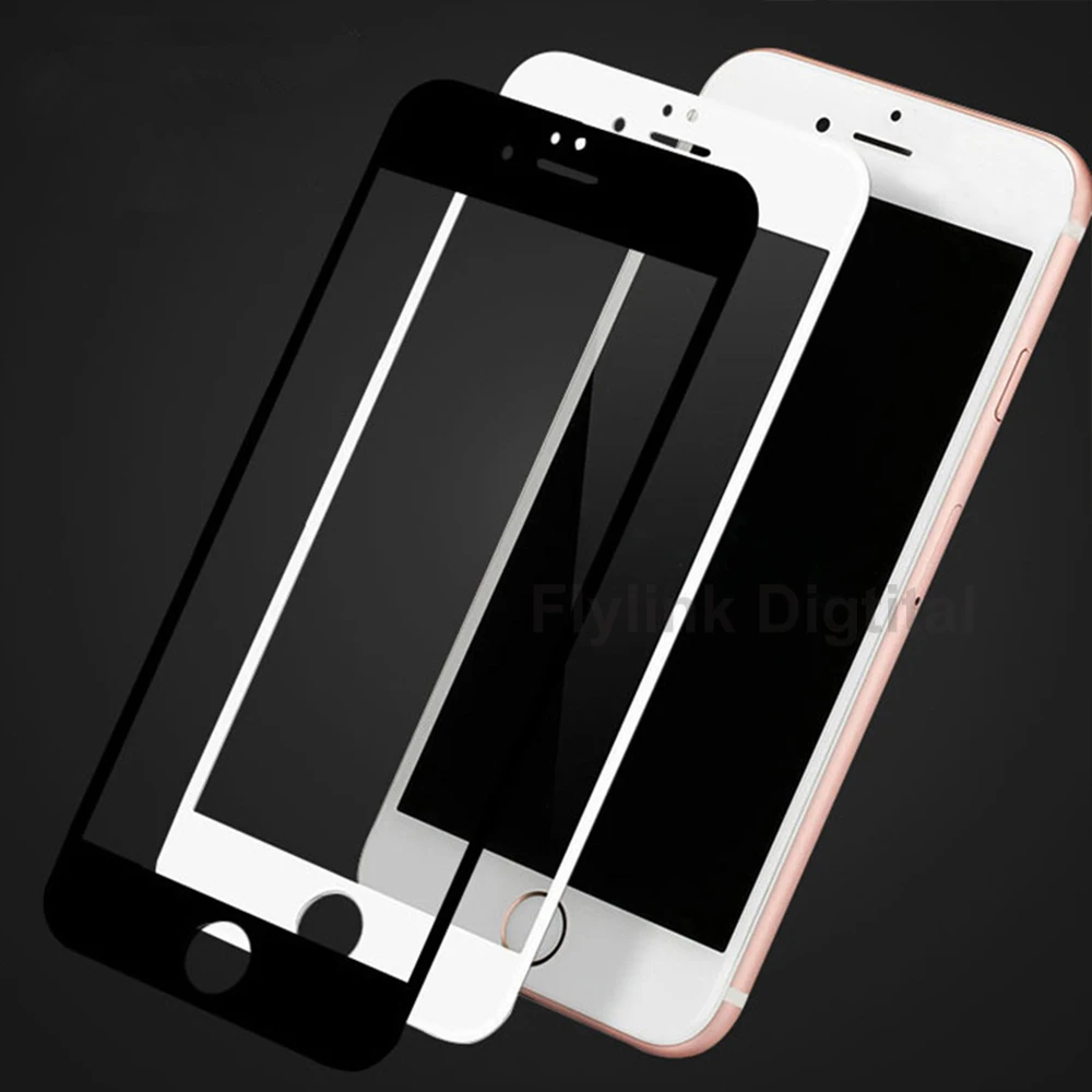 Полное покрытие закаленное стекло 3D для Iphone 6 7 мягкая защита экрана с изогнутыми