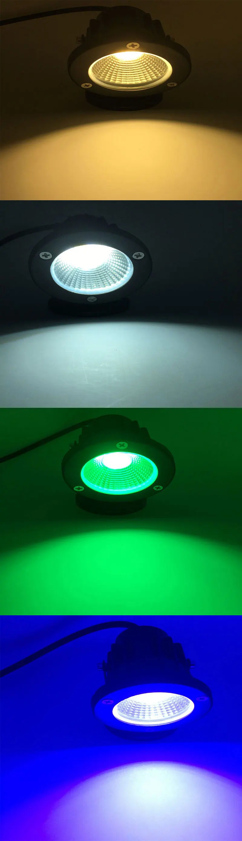 Green Color LED Garden Light DC12V 24V Outdoor Lawn Lamp for Garden Decoration COB 3W 5W 7W 9W Yard Lights IP65 Spot Light