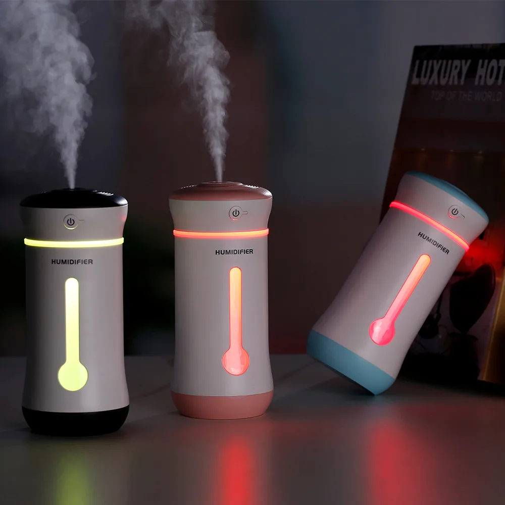 Портативный usb увлажнитель мини светодиодный светильник ing увлажнитель ароматерапия эфирные масла диффузор водяного пара распылитель