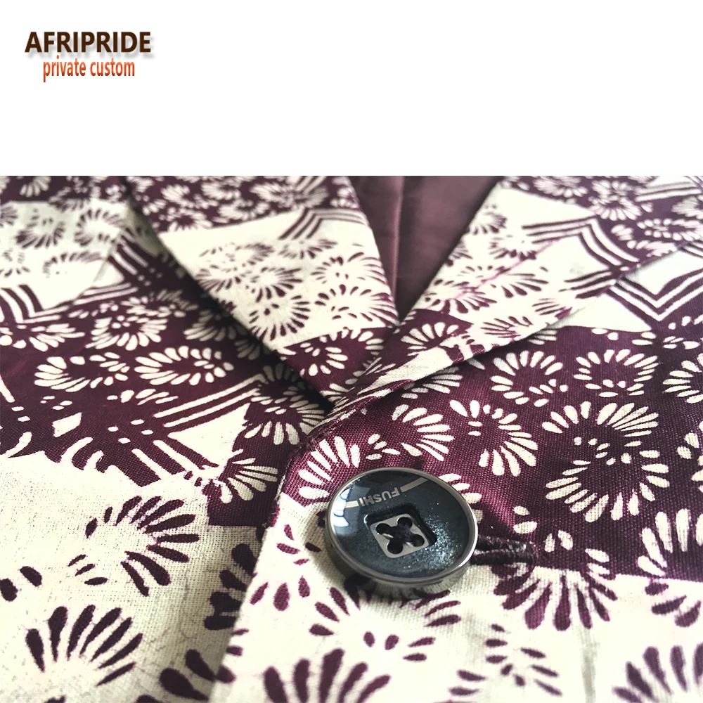 Африканский осенний женский костюм AFRIPRIDE, Топ с длинным рукавом и одной пуговицей+ прямая юбка-карандаш длиной до колена, Офисная Женская юбка, костюм a722649