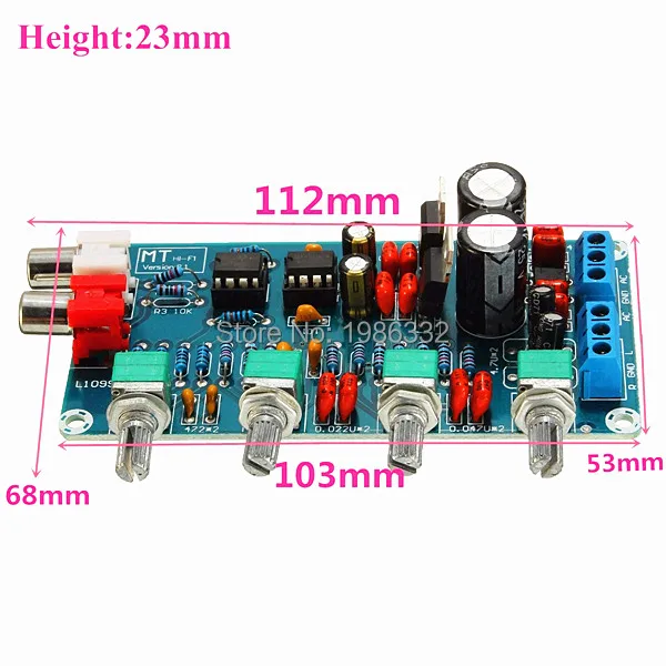 Долговечная сварная плата WS16 AC 12 В с басами NE5532|module 12v|module acmodule board |