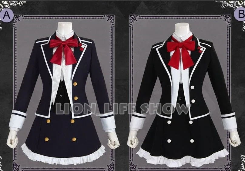 DIABOLIK LOVERS Yui Komori Uniforme Scolaire; костюм для косплея; 2 цвета