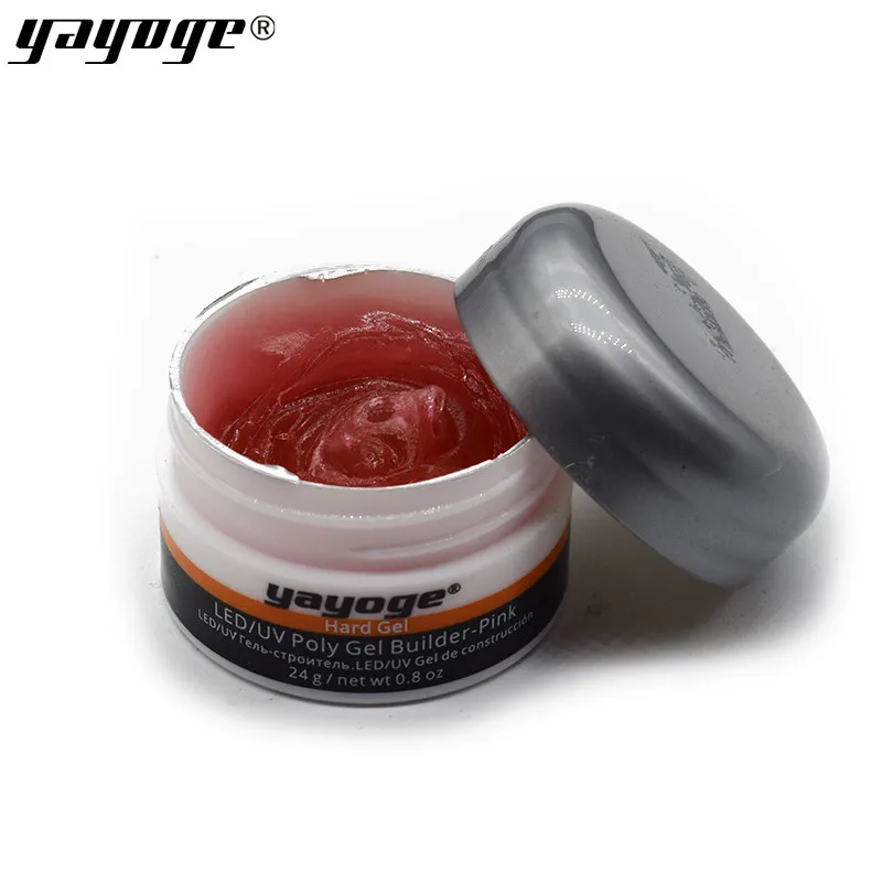 pink Yayoge строитель гель УФ в бутылка для геля лак для ногтей Типсы для пальцев УФ светодиодный гель для наращивания ногтей желе твердый гель для ногтей - Цвет: pink