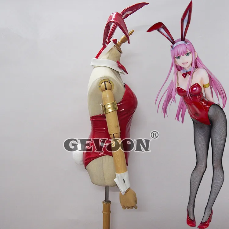 Аниме Дарлинг в франссе Косплей Zero two bunny girl Косплей Костюм 02 фигурки сексуальный костюм набор на заказ