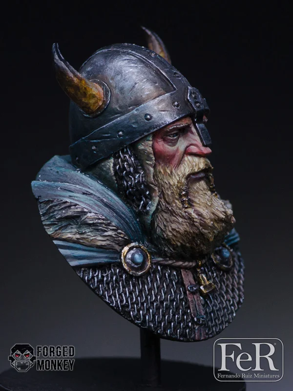 [Loong Way Miniatures] Фер миниатюрный Einar Erikson Norse Prince Бюст Смола Миниатюрный | Игрушки и