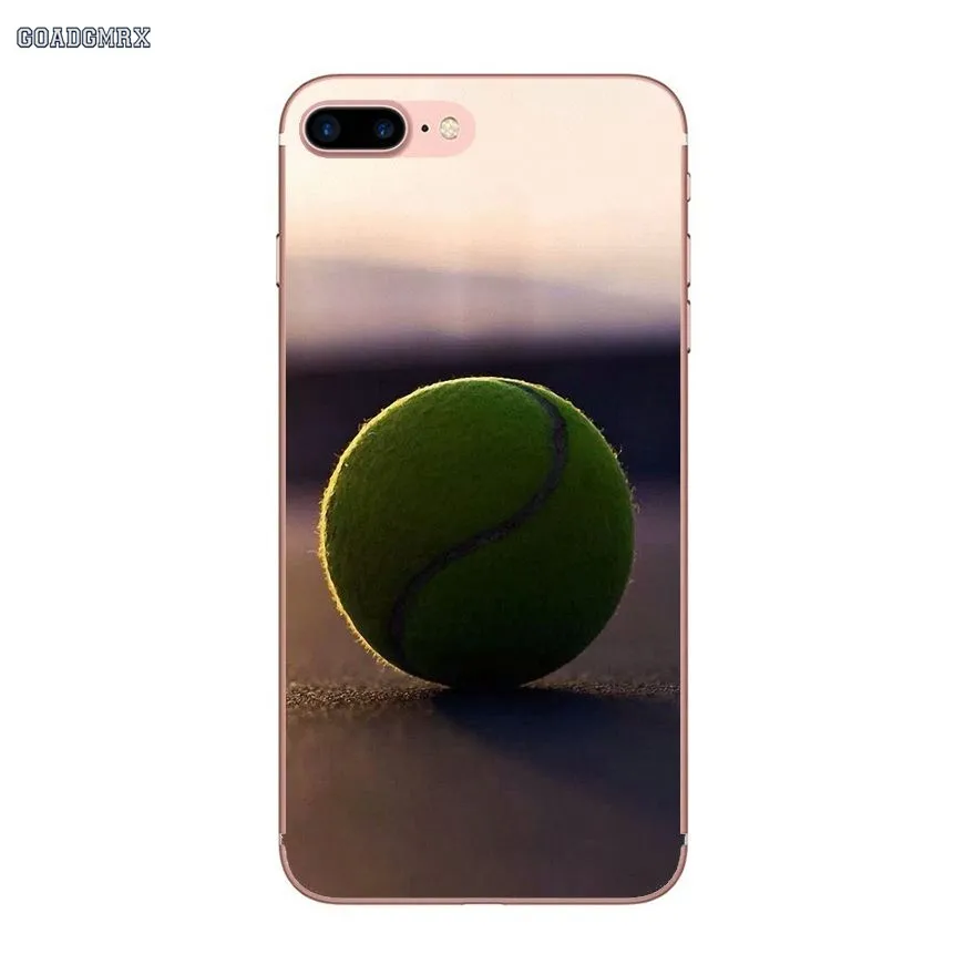 Для iPhone 6 6S 7 8 Plus X XS MAX XR 4 4S 5 5S SE 5C прозрачные мягкие чехлы для теннисного
