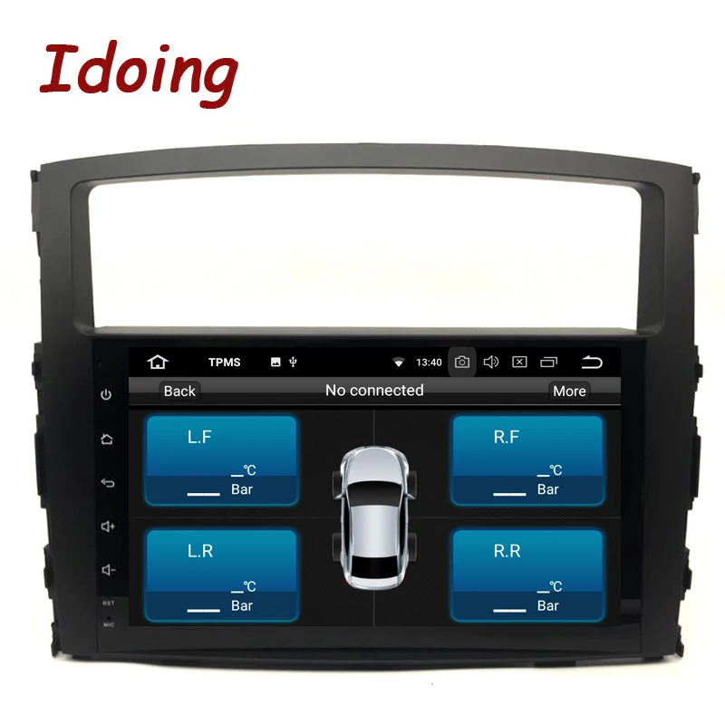 Idoing " Android 9,0 Автомобильный gps плеер для Mitsubishi Pajero V97 V93 2006-2011 с 8 ядрами 4 Гб+ 32 г авто радио мультимедиа NAVI