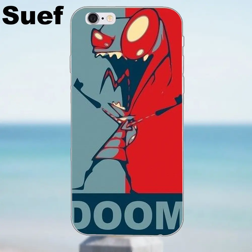 Alien Invader Zim Gir TPU Чехлы для iPhone 4 4S 5 5S 5C SE 6 6S 7 8 Plus X Samsung Galaxy J1 J3 J5 J7 A3 A5 2016 2017|case for iphone|case